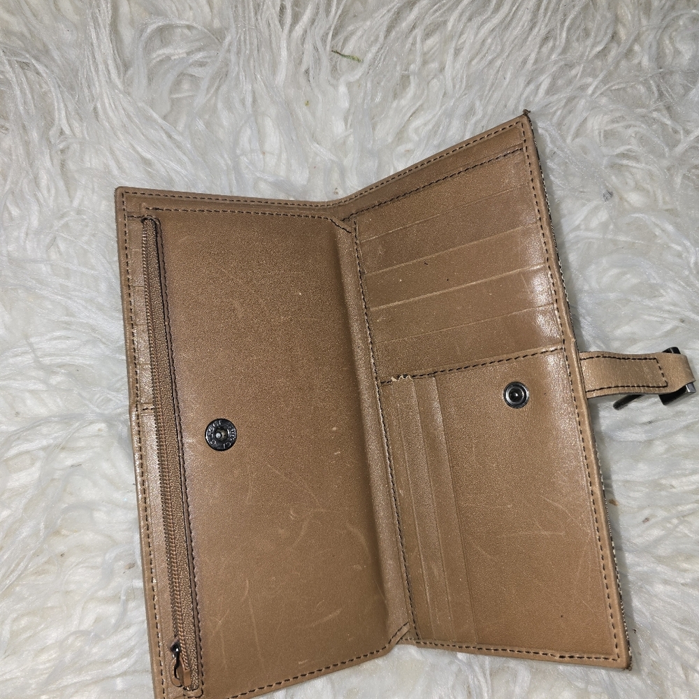Tan Leather Wallet Gucci
